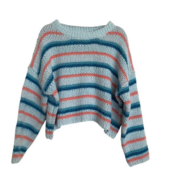 Easel Striped Blue Sweater - Size Small - Picture 1 of 4